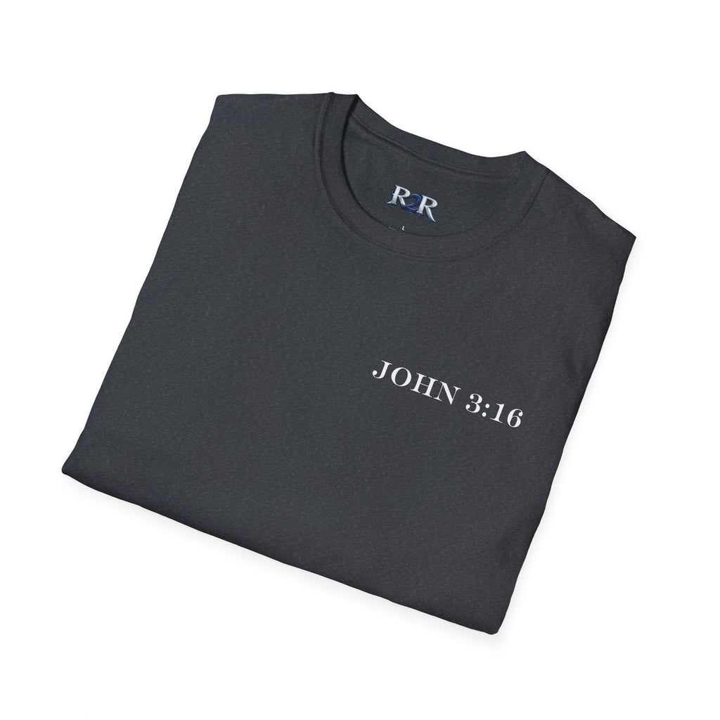John 3:16 Cross T-Shirt — Christian Faith Bible Verse Tee