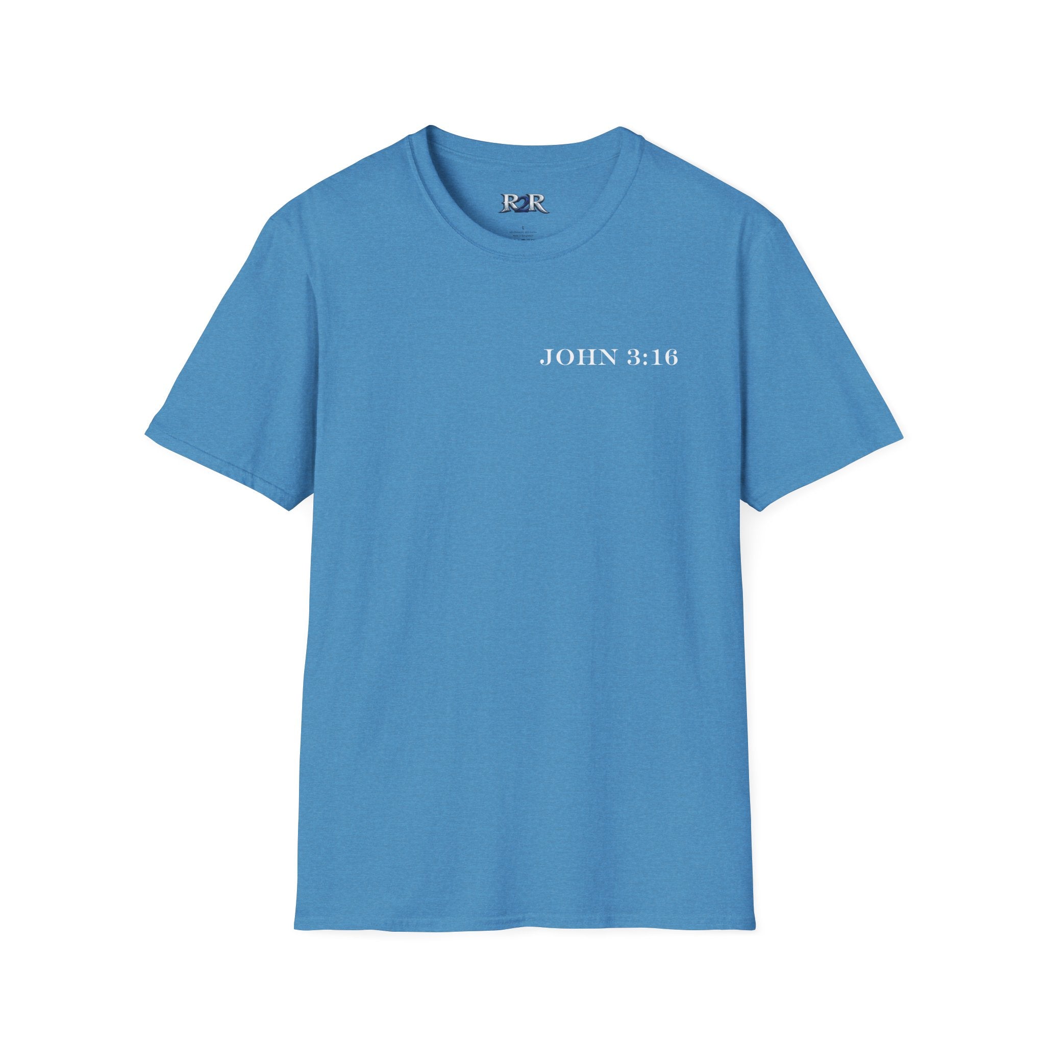 John 3:16 Cross T-Shirt — Christian Faith Bible Verse Tee