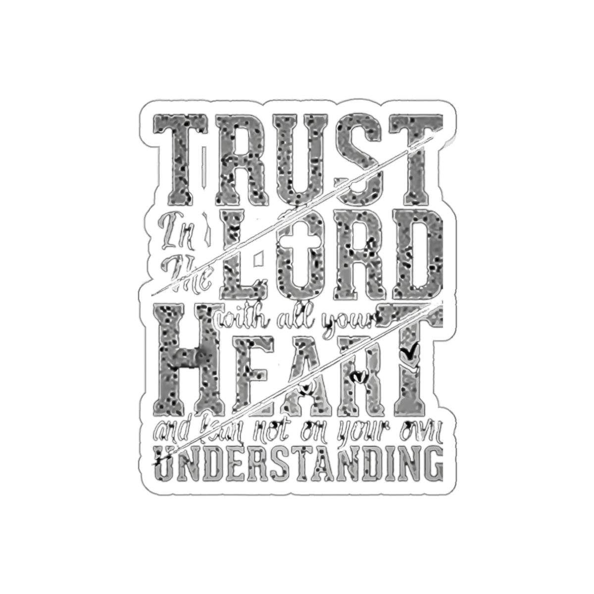 Trust in the Lord Die-Cut Stickers