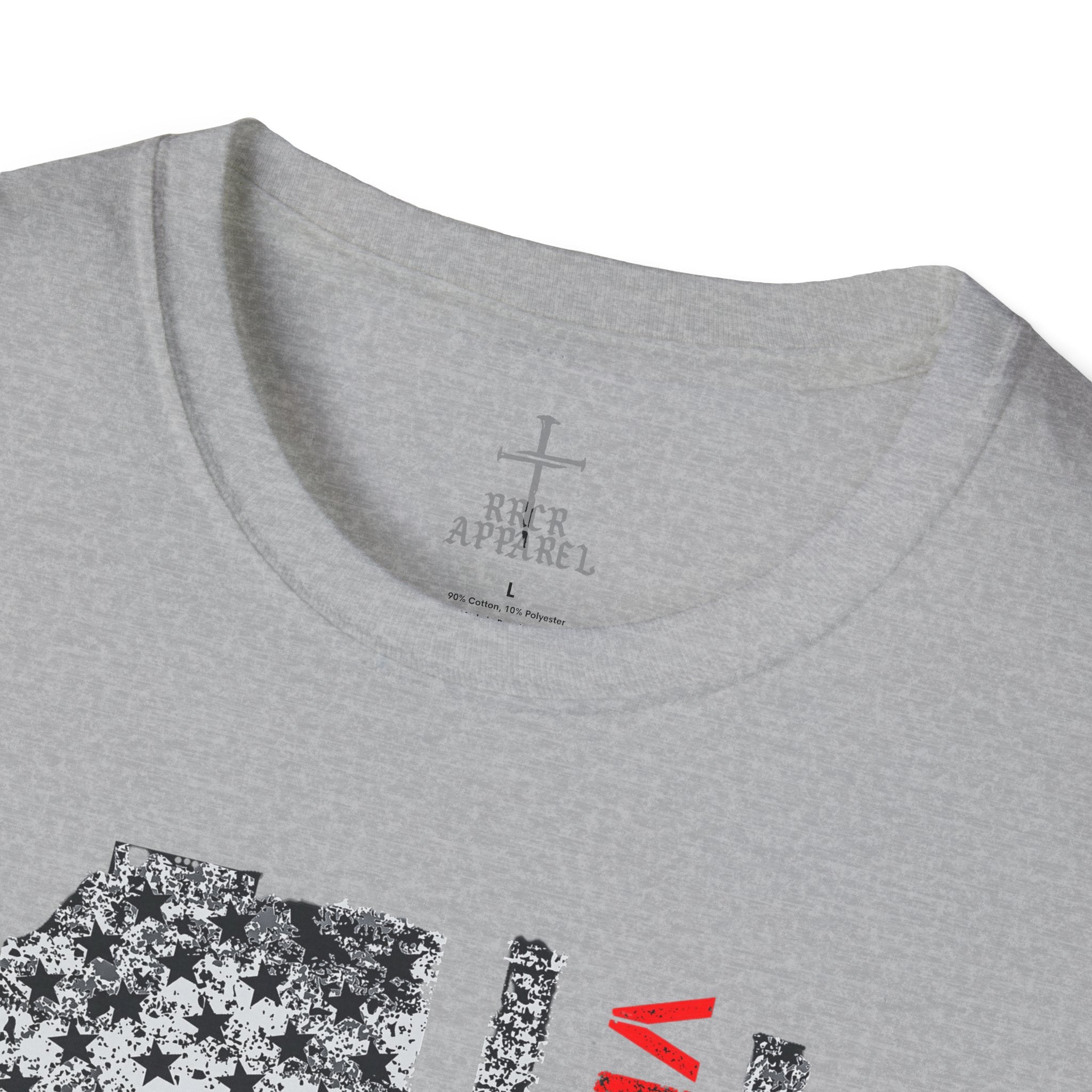 Veteran Tribute Unisex Softstyle T-Shirt - Patriotic Design