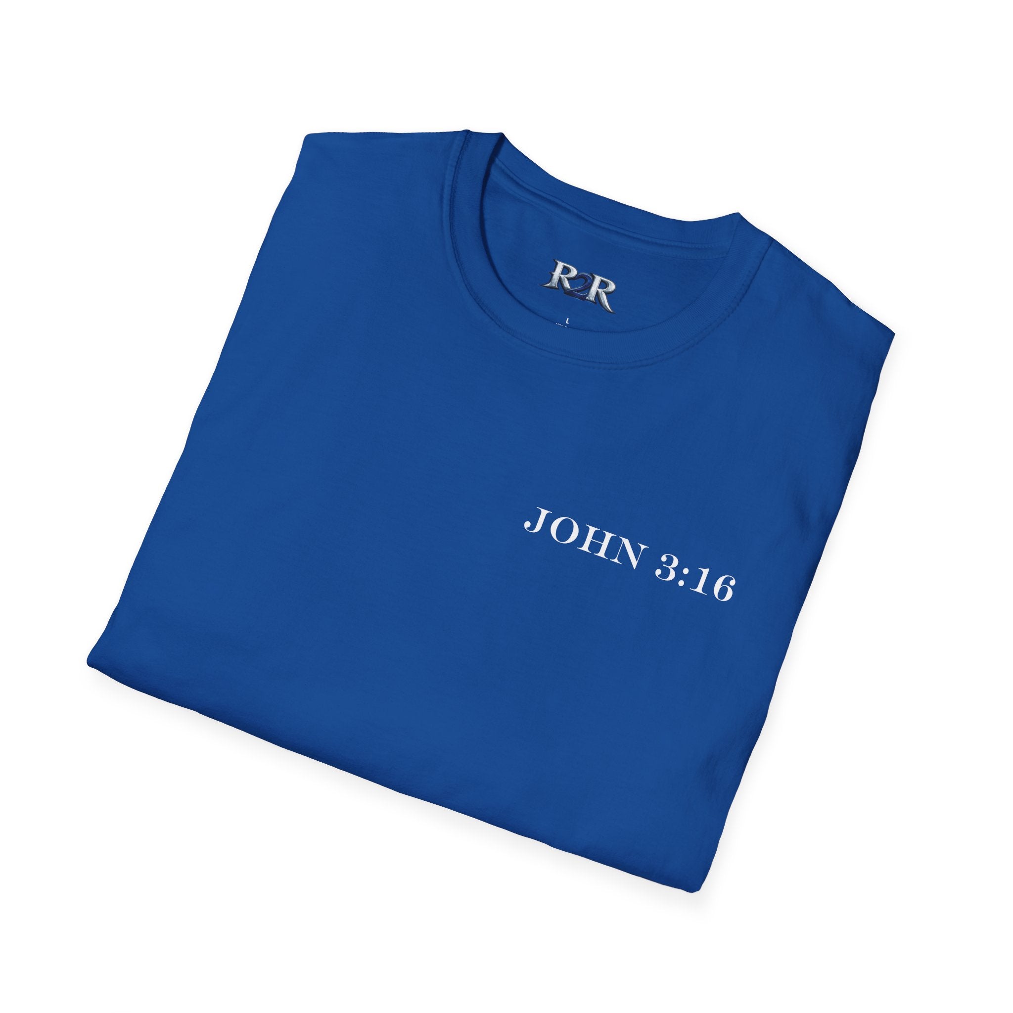 John 3:16 Cross T-Shirt — Christian Faith Bible Verse Tee