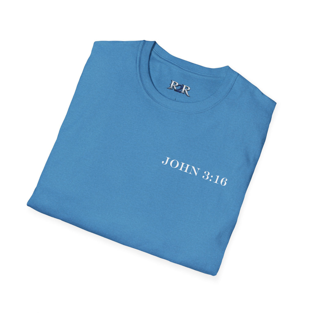 John 3:16 Cross T-Shirt — Christian Faith Bible Verse Tee