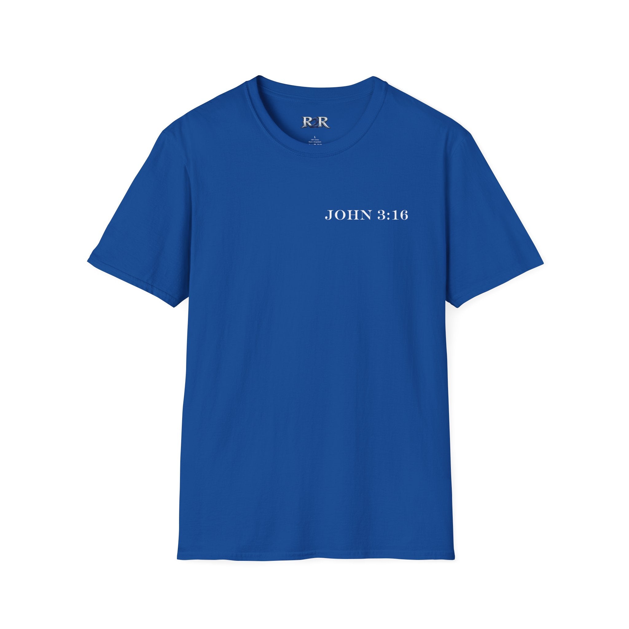 John 3:16 Cross T-Shirt — Christian Faith Bible Verse Tee