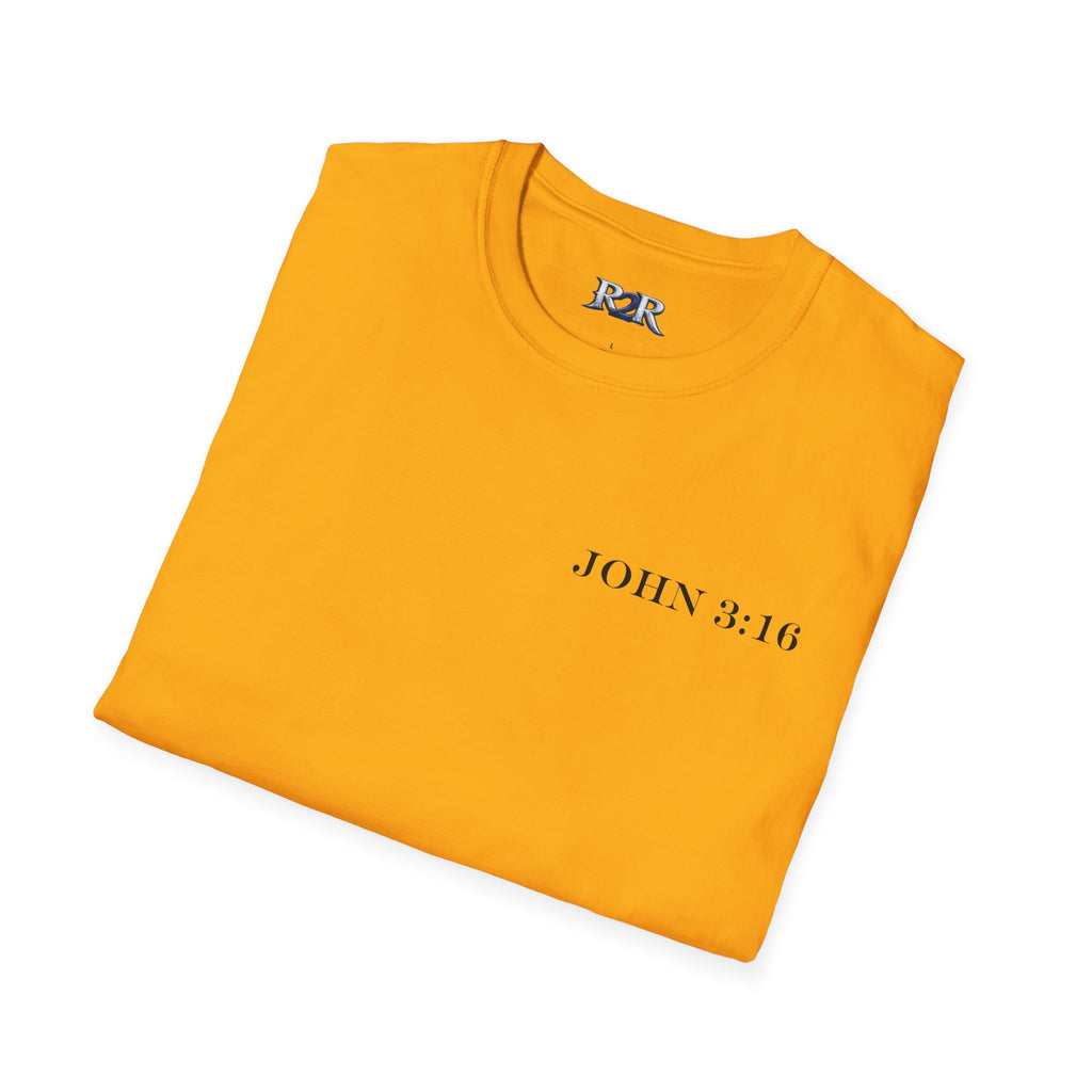 John 3:16 Cross T-Shirt — Christian Faith Bible Verse Tee