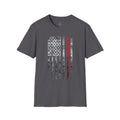 Veteran Tribute Unisex Softstyle T-Shirt - Patriotic Design