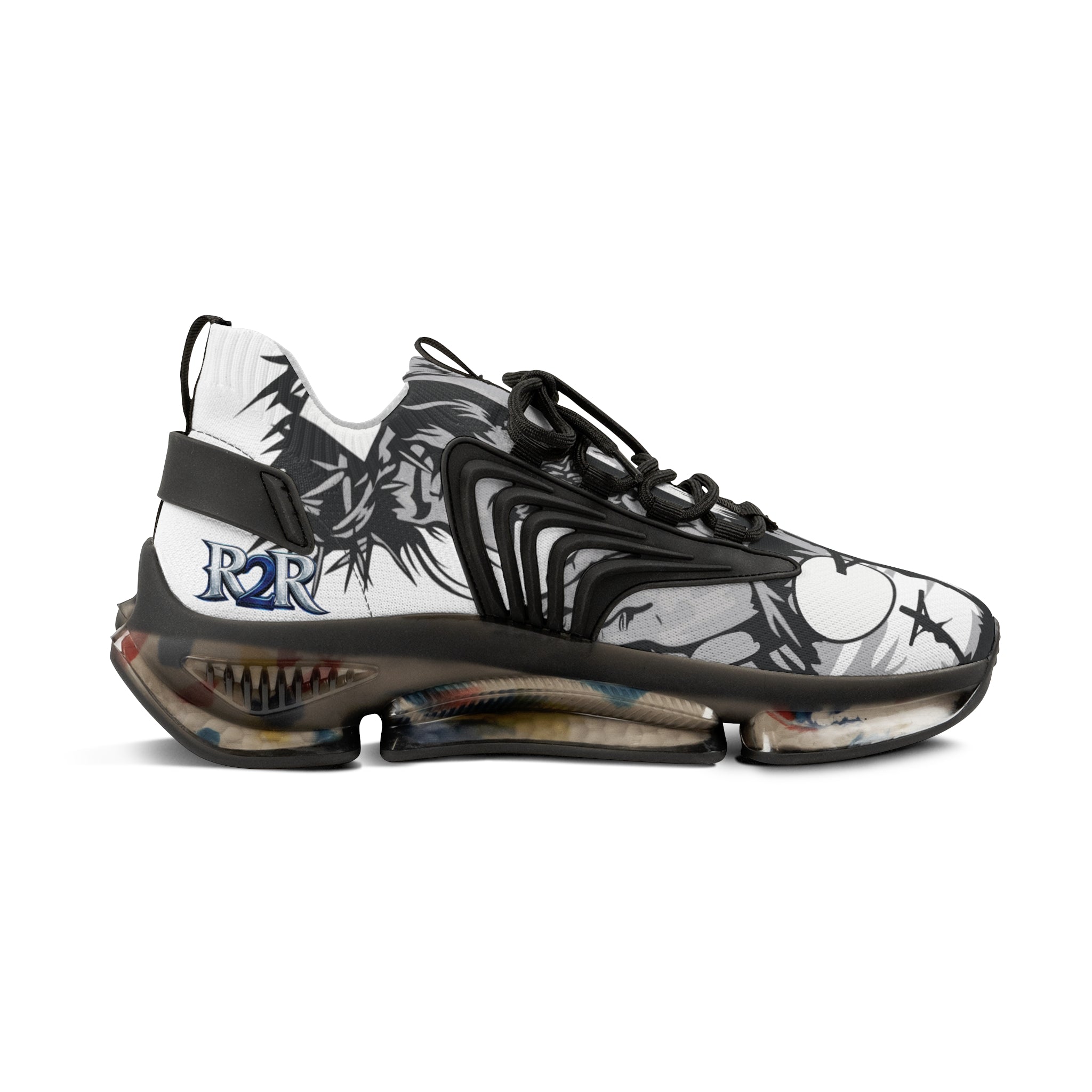 Men's Mesh Sneakers Lion Jesus Design