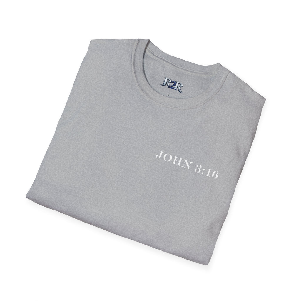 John 3:16 Cross T-Shirt — Christian Faith Bible Verse Tee