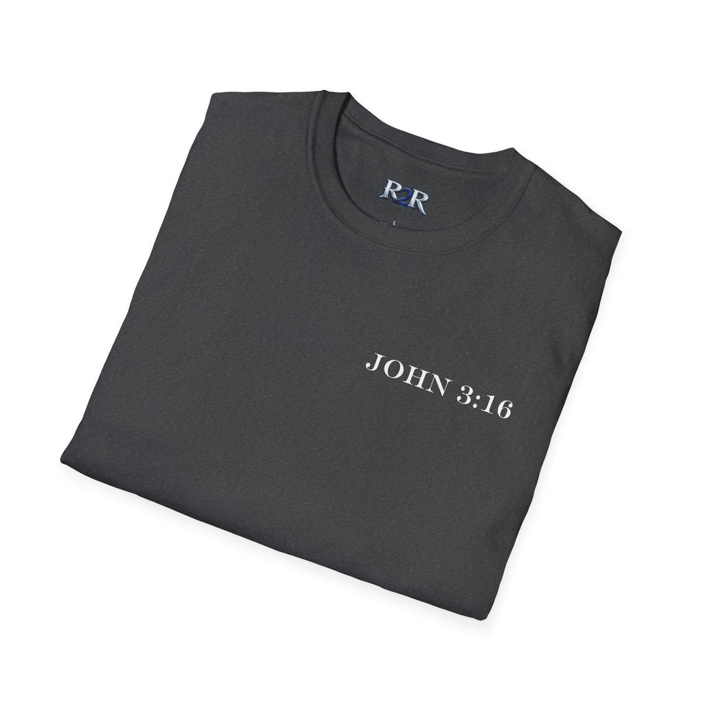 John 3:16 Cross T-Shirt — Christian Faith Bible Verse Tee