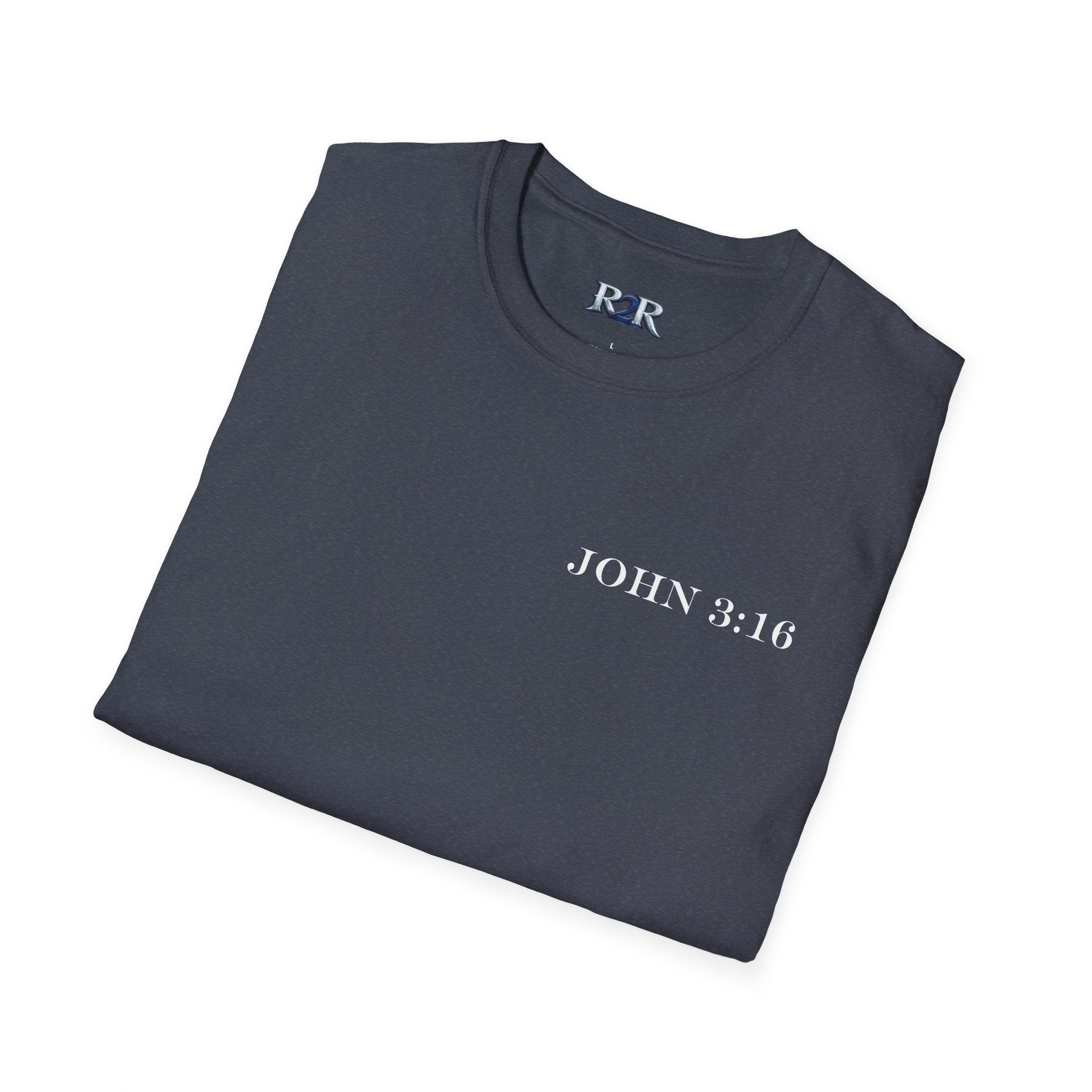 John 3:16 Cross T-Shirt — Christian Faith Bible Verse Tee