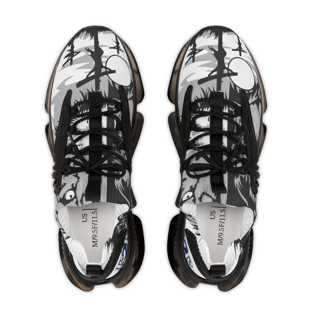 Men's Mesh Sneakers Lion Jesus Design