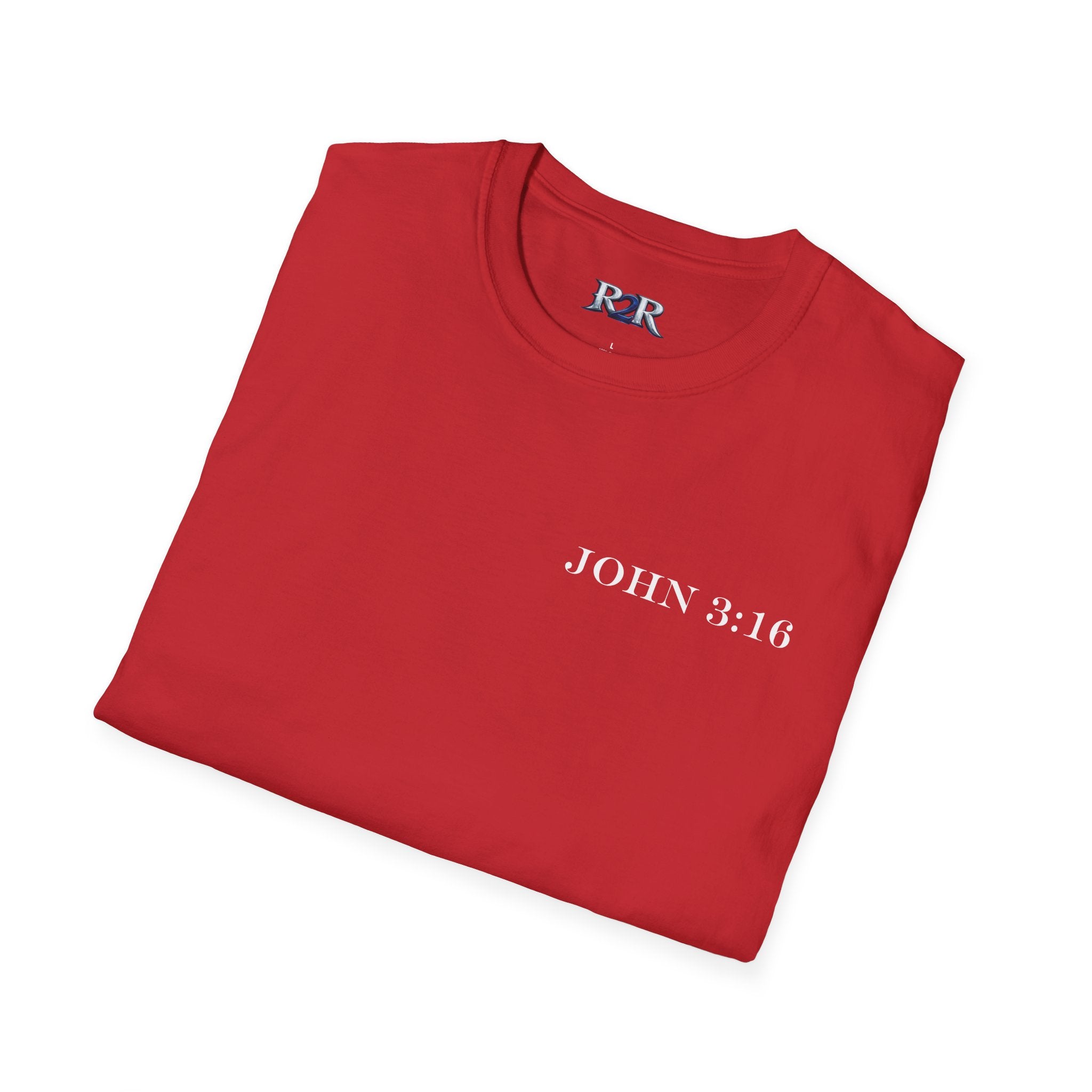 John 3:16 Cross T-Shirt — Christian Faith Bible Verse Tee