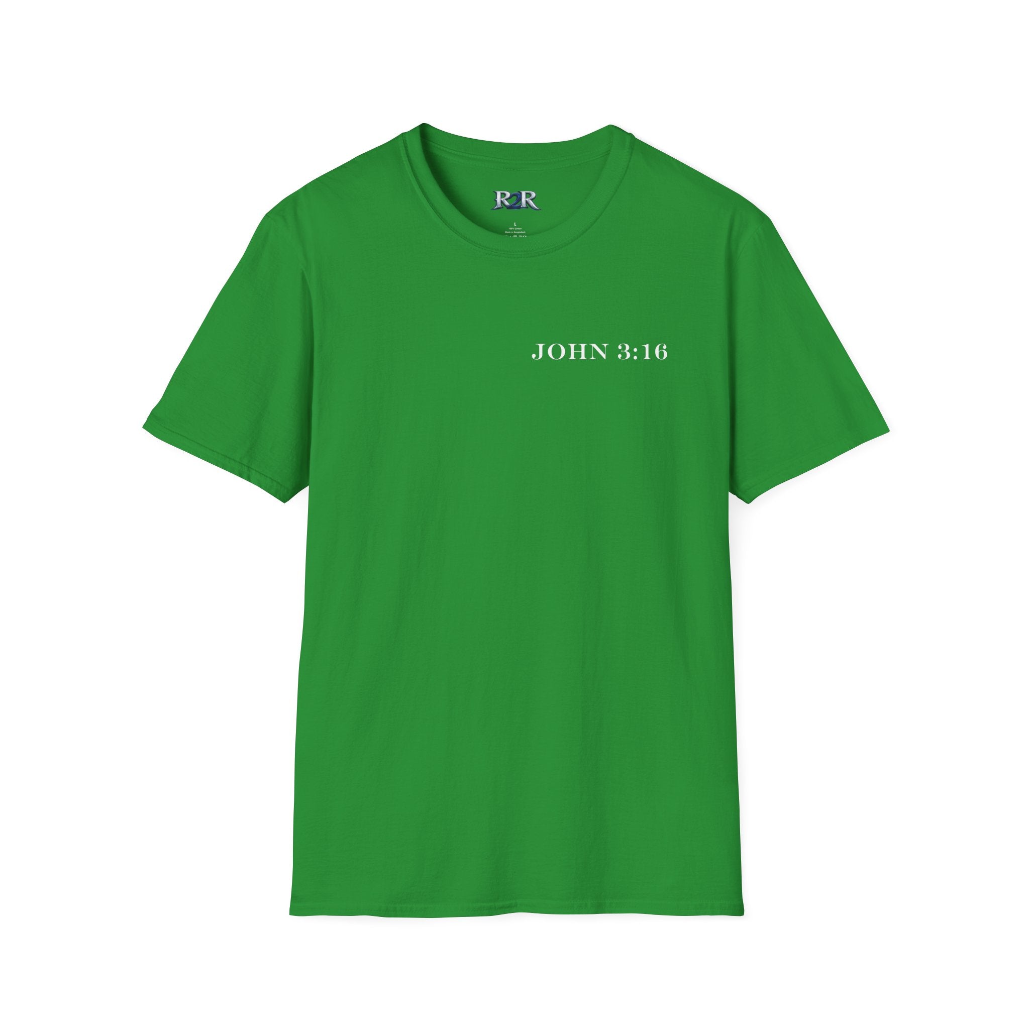 John 3:16 Cross T-Shirt — Christian Faith Bible Verse Tee