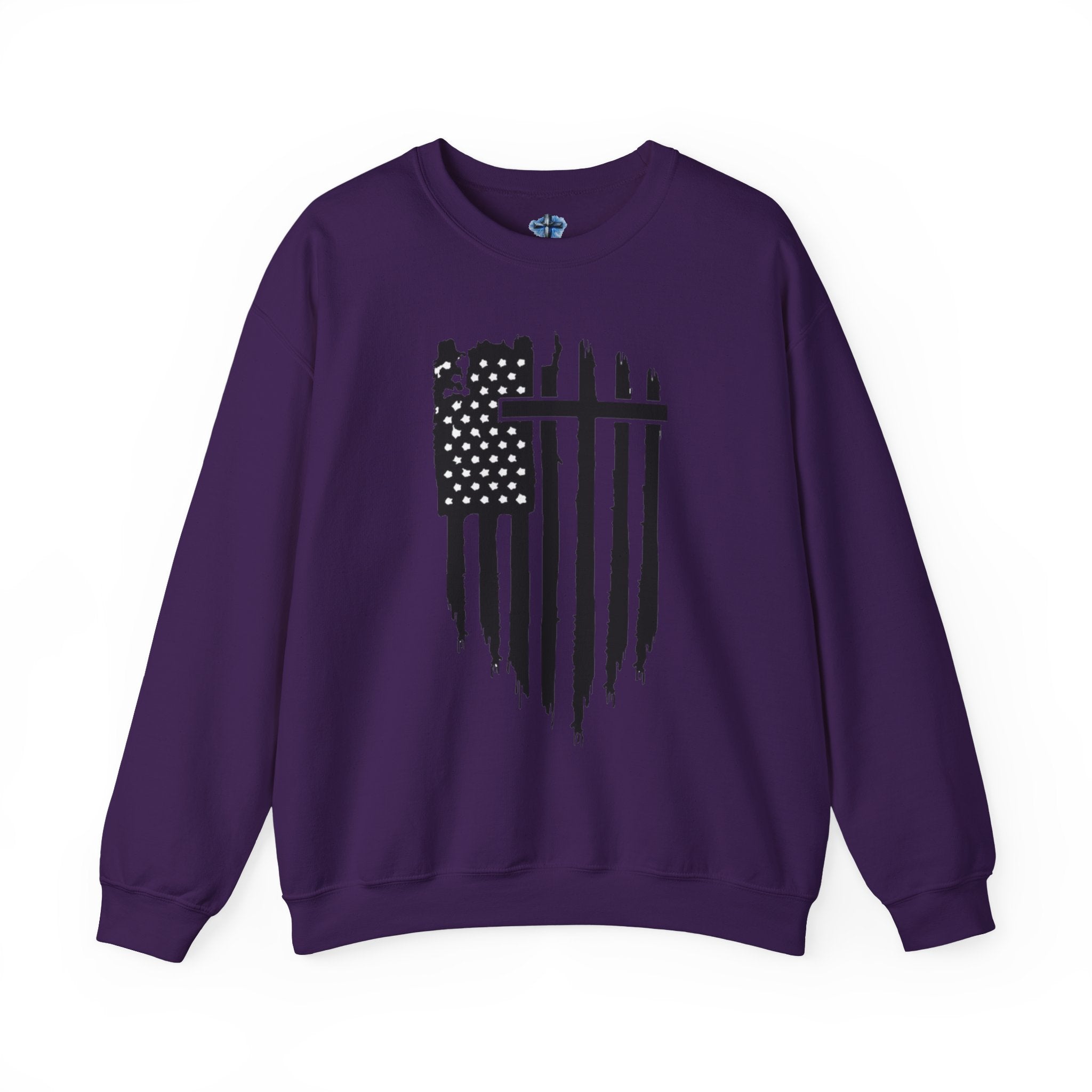 Patriotic Distressed Sweatshirt
