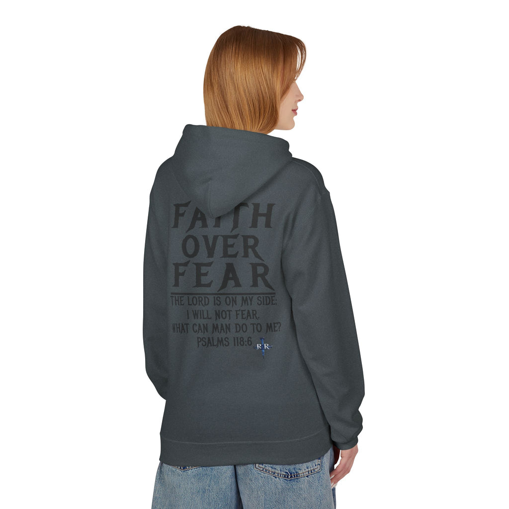 Faith Over Fear Hoodie — Psalms 118:6