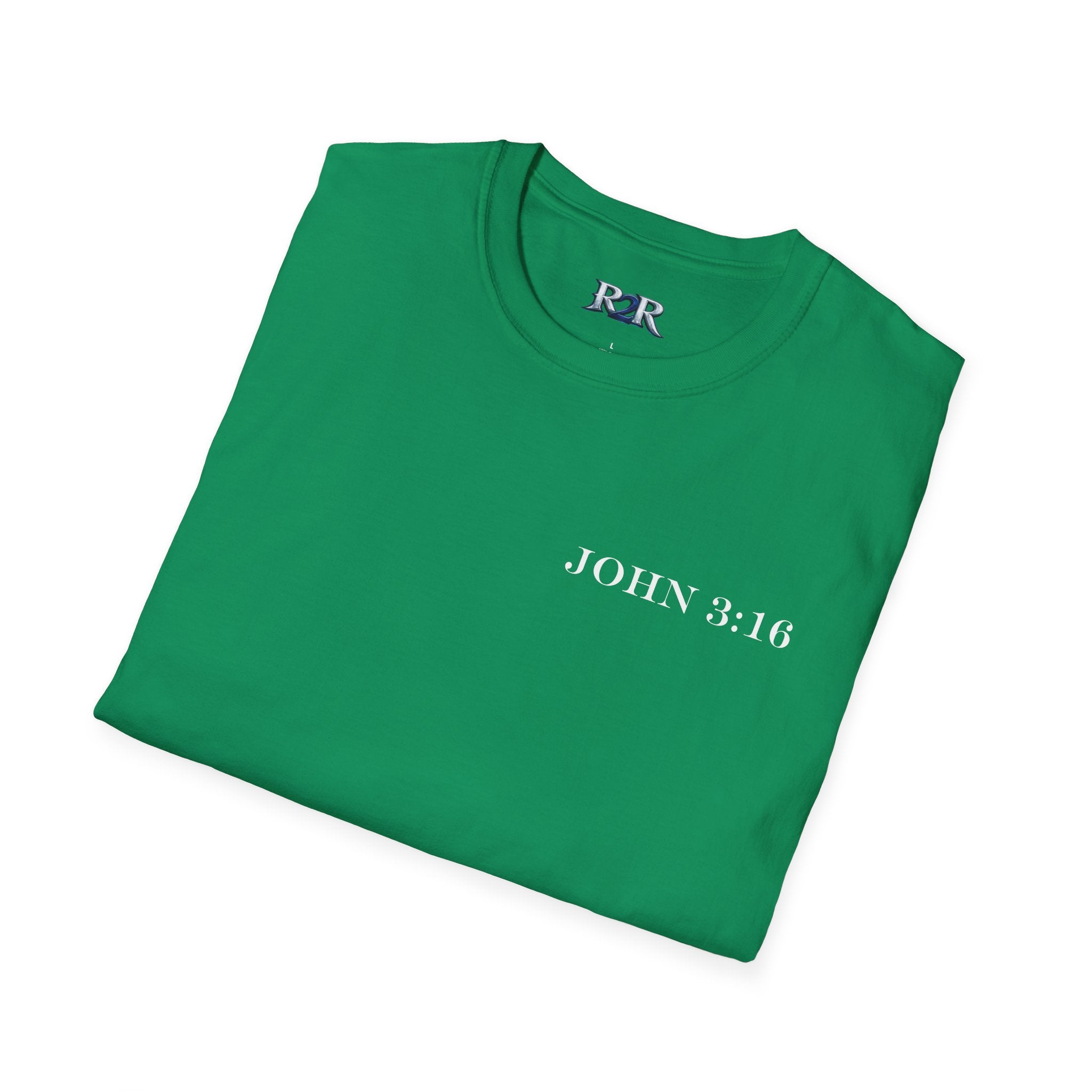 John 3:16 Cross T-Shirt — Christian Faith Bible Verse Tee