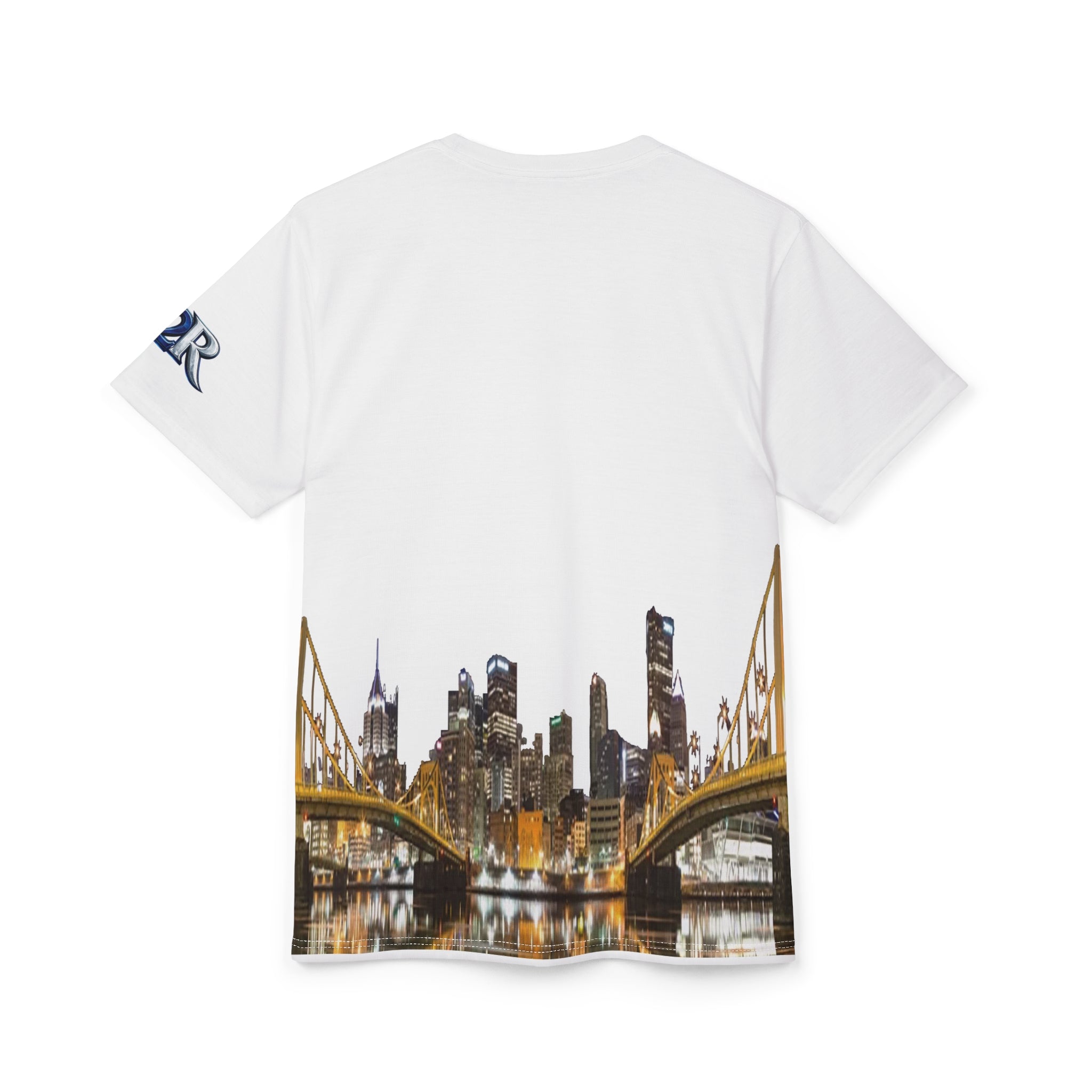 Pittsburgh Skyline Night Design — Steel City After Dark Graphic Tee