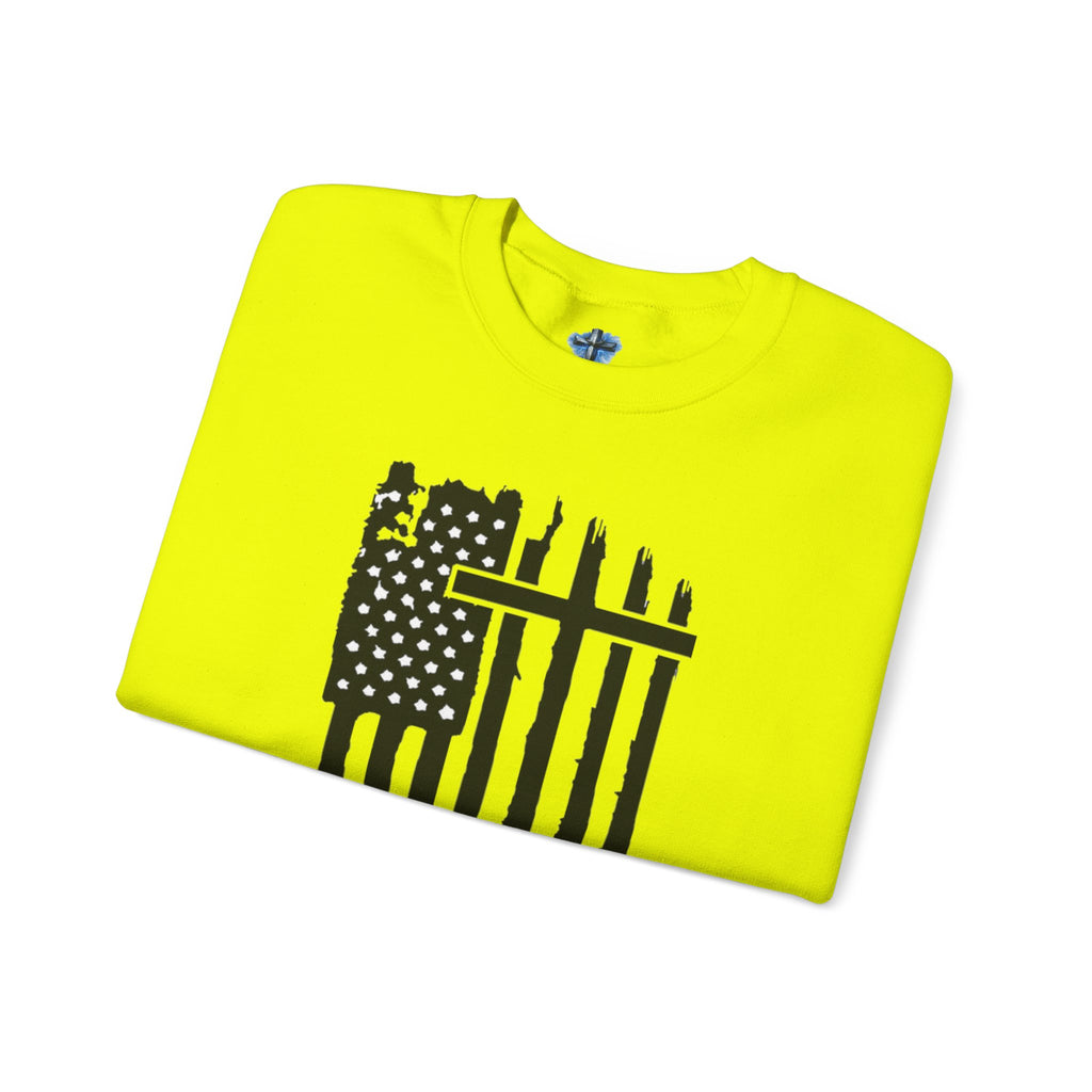 Patriotic Distressed Sweatshirt