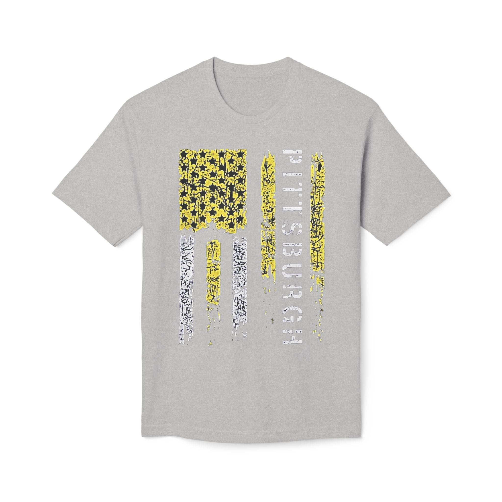 Pittsburgh Distressed Flag T-Shirt — Retro Steel City Graphic Tee