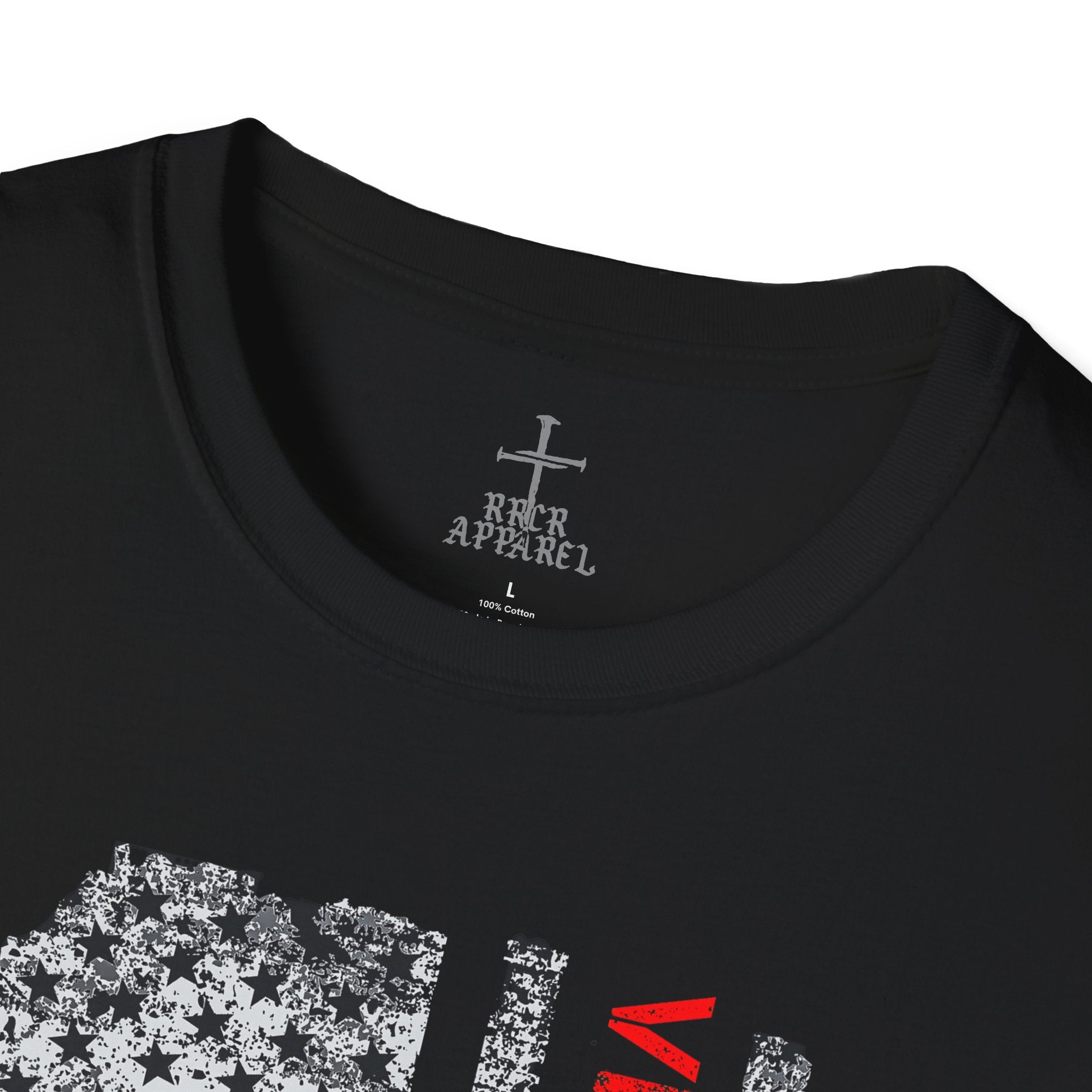 Veteran Tribute Unisex Softstyle T-Shirt - Patriotic Design