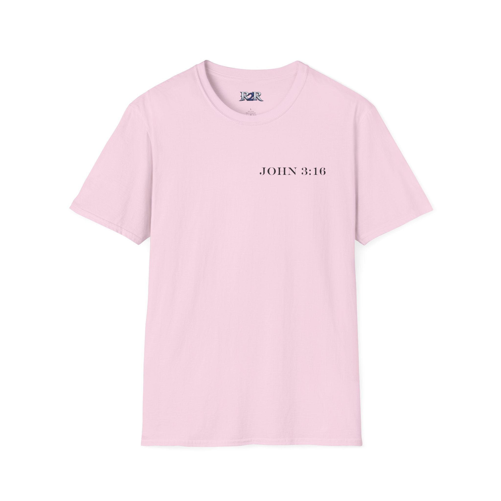 John 3:16 Cross T-Shirt — Christian Faith Bible Verse Tee