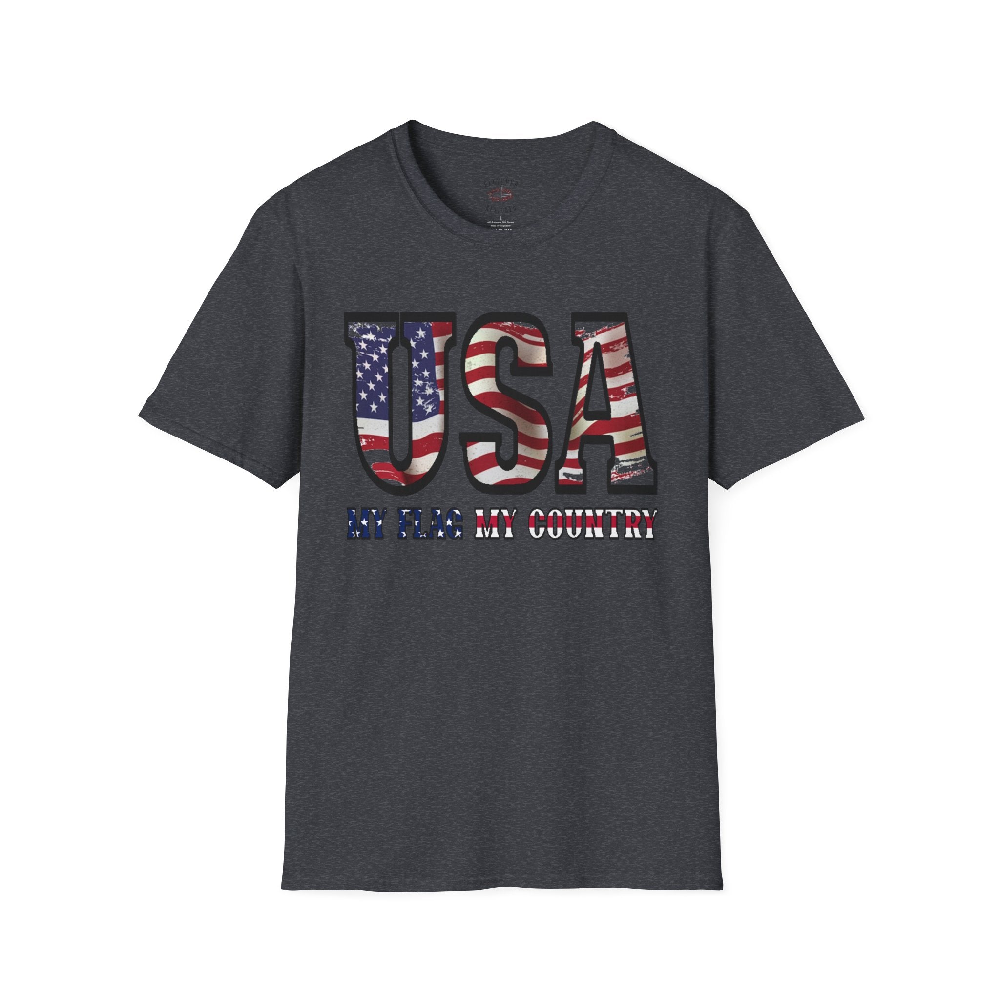Patriotic Graphic Tee | USA My Flag My Country