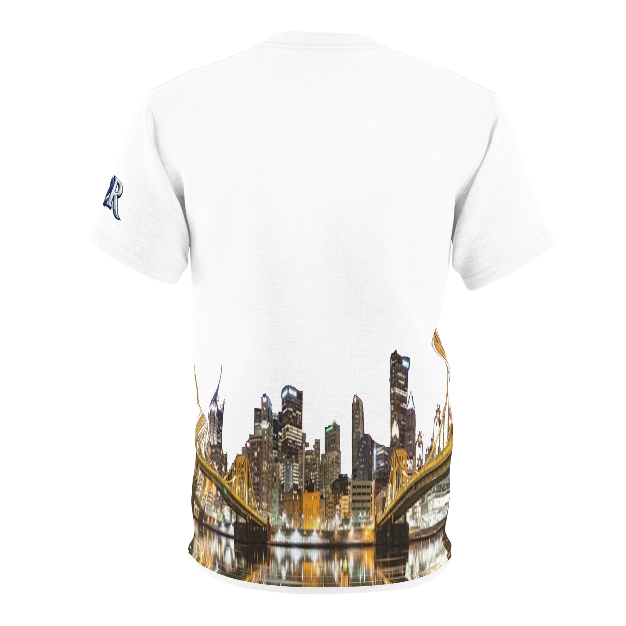 Pittsburgh Skyline Night Design — Steel City After Dark Graphic Tee