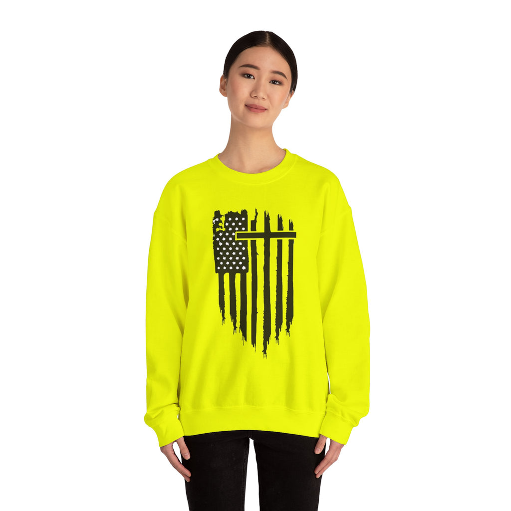 Patriotic Distressed Sweatshirt
