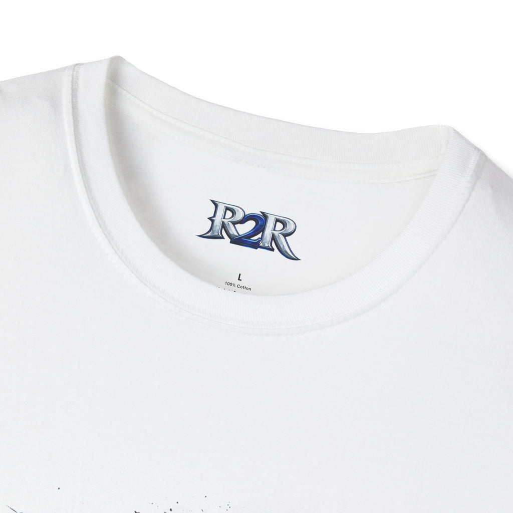 Christian Cross Ink Splatter T-Shirt — Faith Graphic Tee