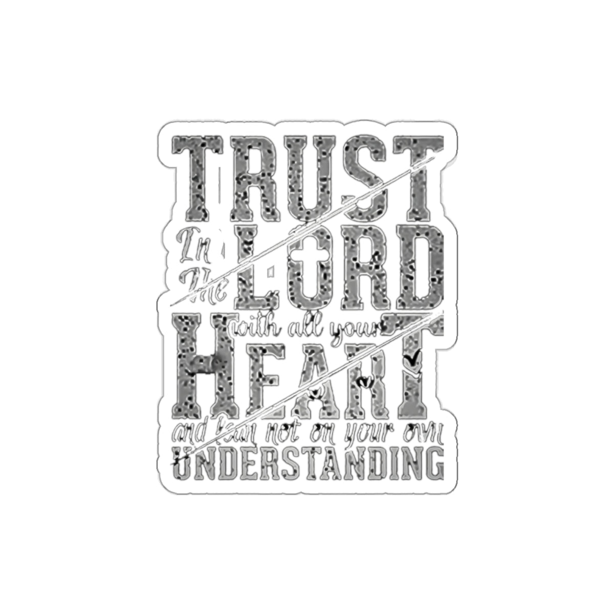 Trust in the Lord Die-Cut Stickers