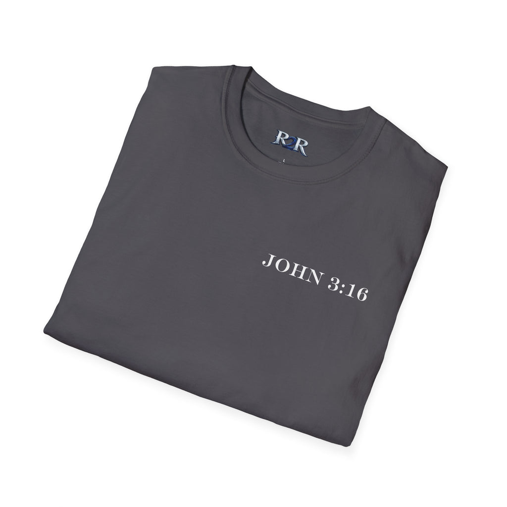 John 3:16 Cross T-Shirt — Christian Faith Bible Verse Tee