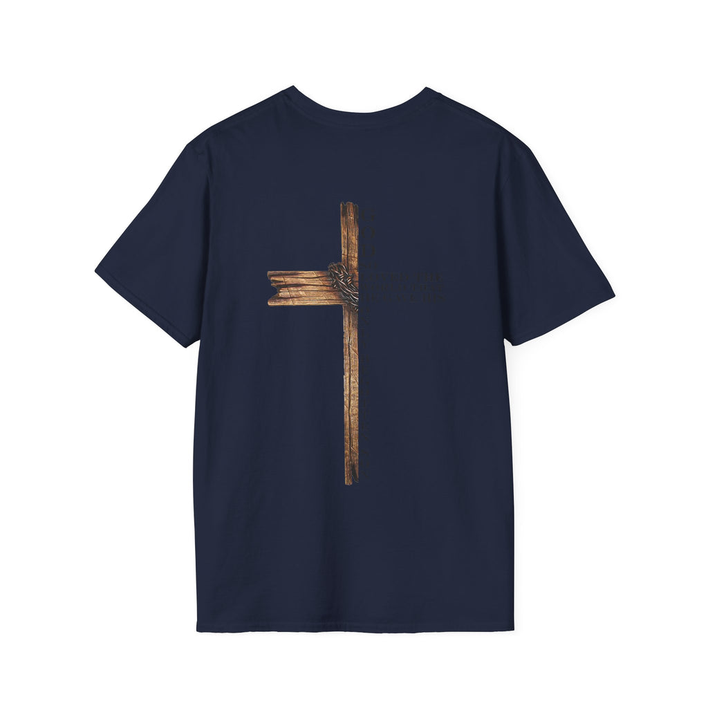 John 3:16 Cross T-Shirt — Christian Faith Bible Verse Tee