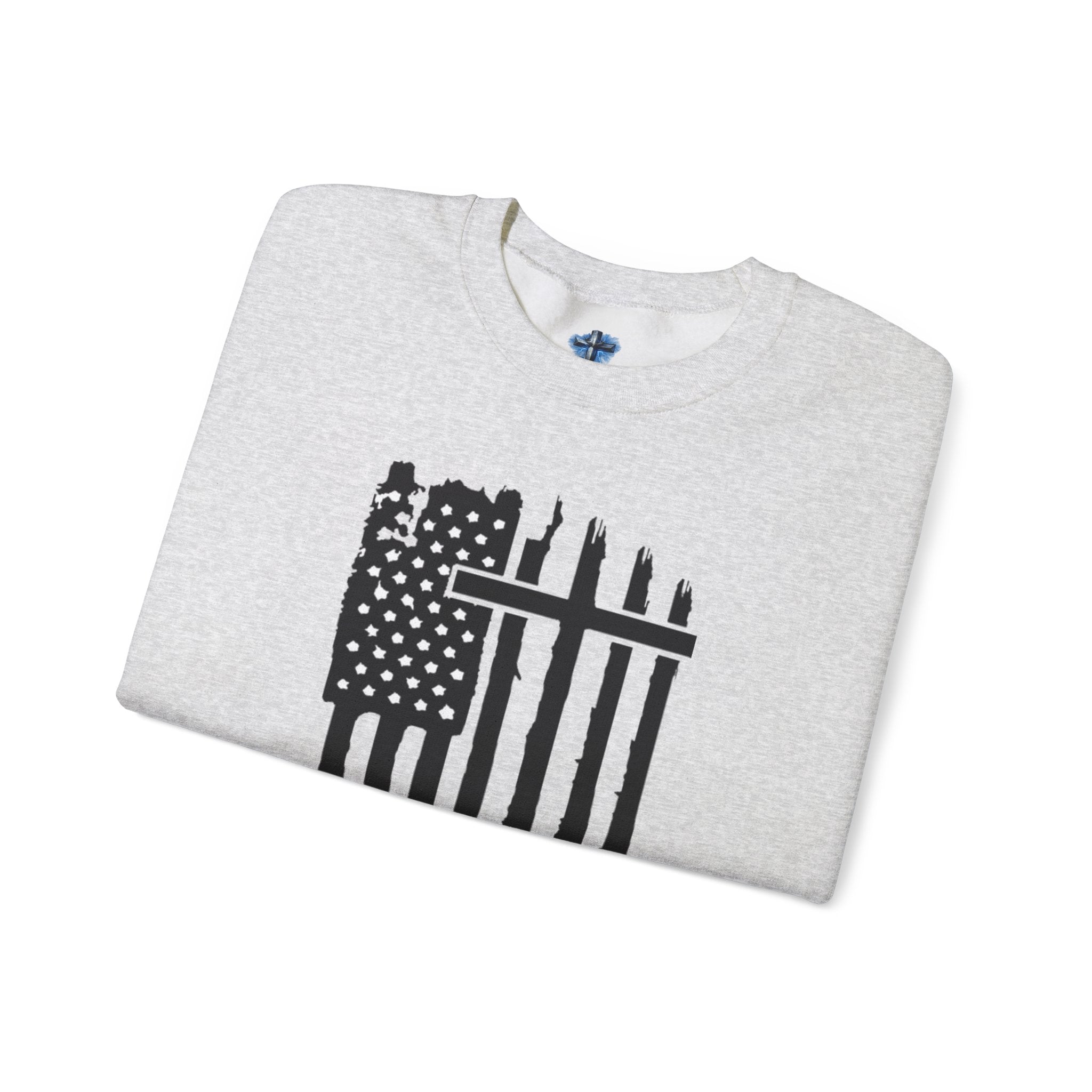 Patriotic Distressed Sweatshirt