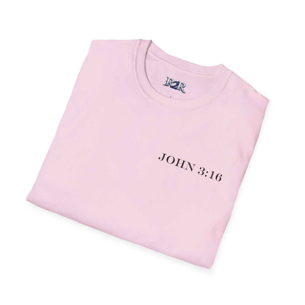 John 3:16 Cross T-Shirt — Christian Faith Bible Verse Tee