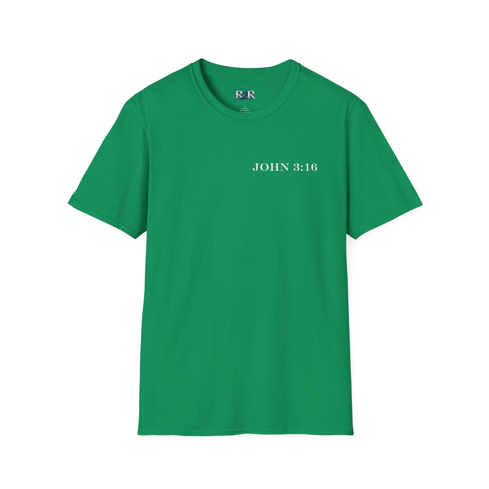 John 3:16 Cross T-Shirt — Christian Faith Bible Verse Tee