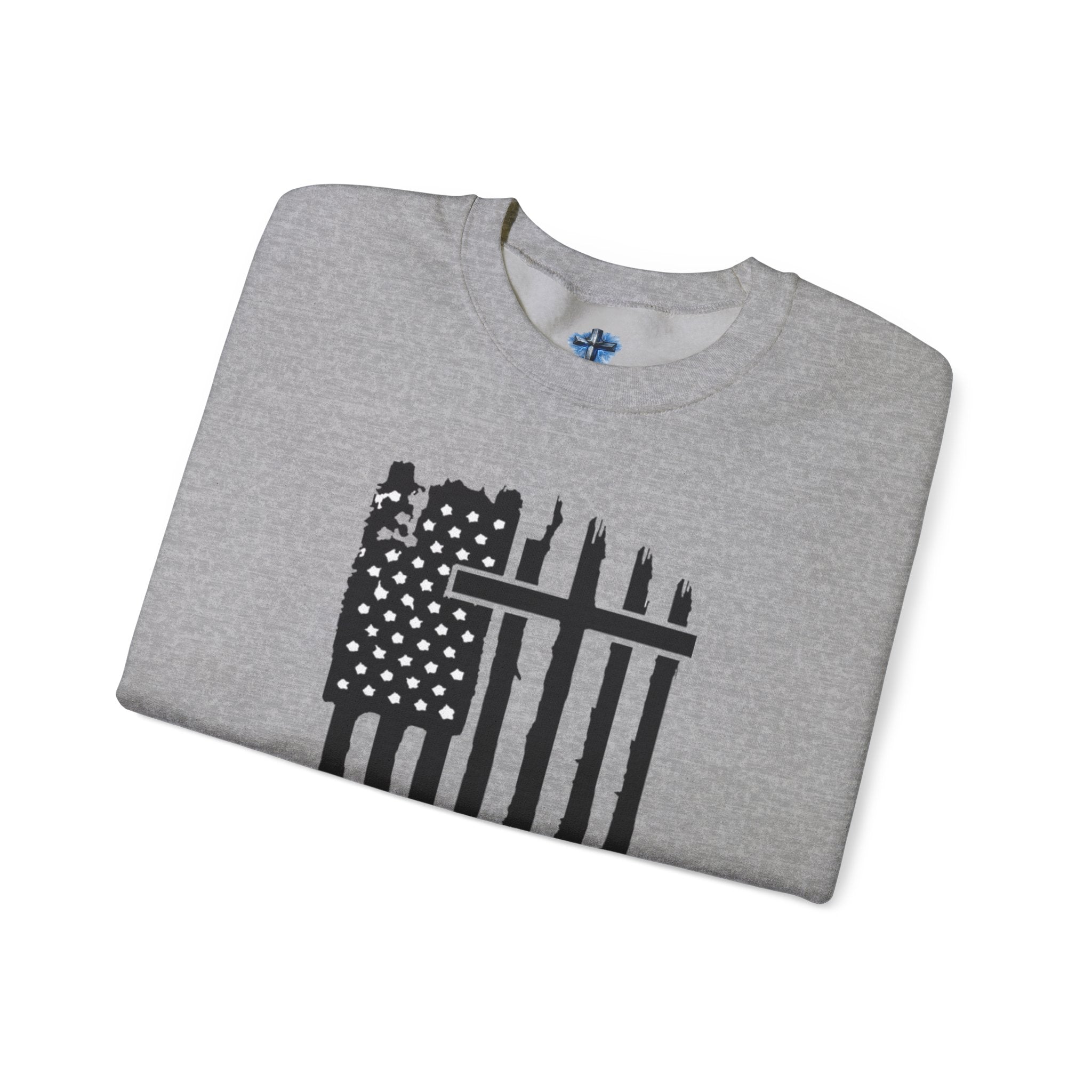 Patriotic Distressed Sweatshirt