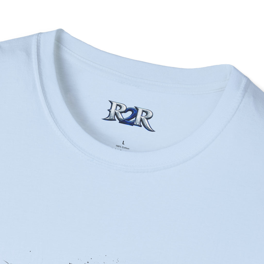 Christian Cross Ink Splatter T-Shirt — Faith Graphic Tee