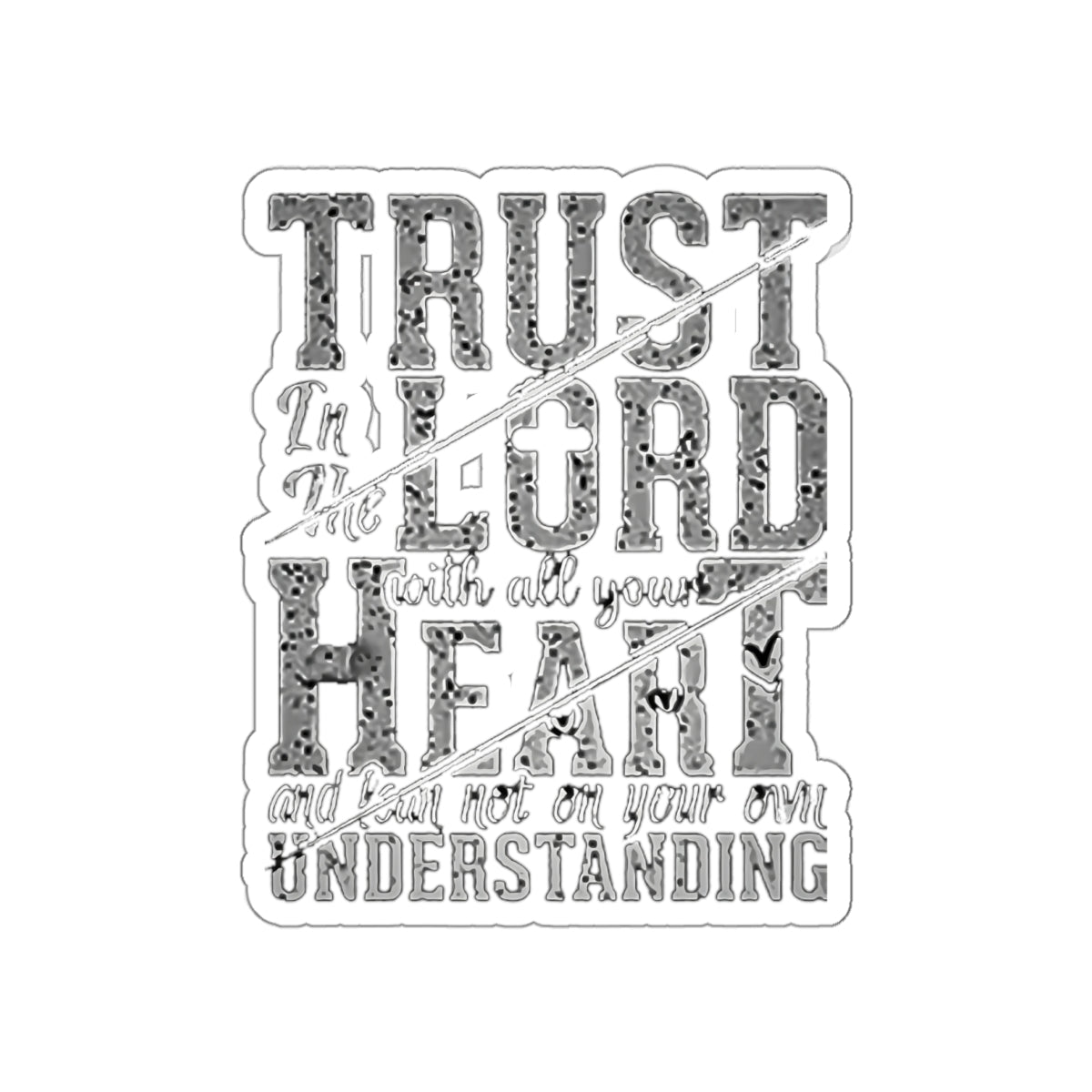 Trust in the Lord Die-Cut Stickers