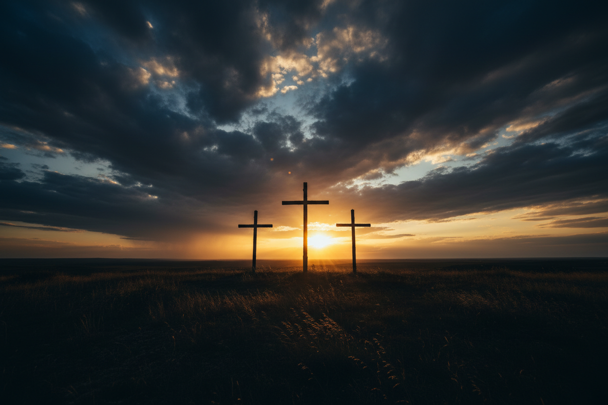 Three Crosses Hero Background